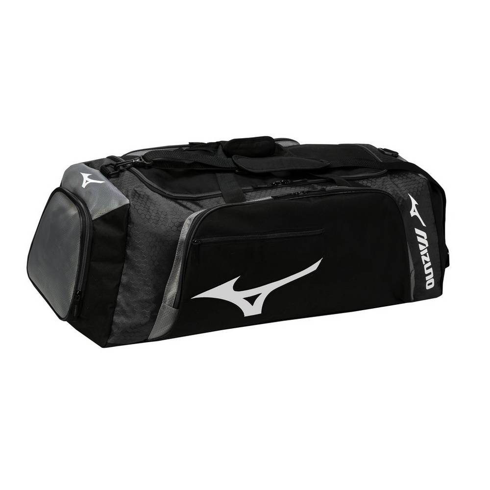 Bolsa Mizuno Tornado Hombre Negras/Gris Outlet VSOJ-72198